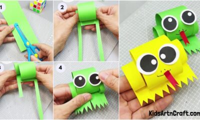 How To Make Easy Frog Using Paper Crafts