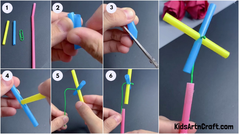 How to Make Handmade Straw Fan Tutorial for Kids