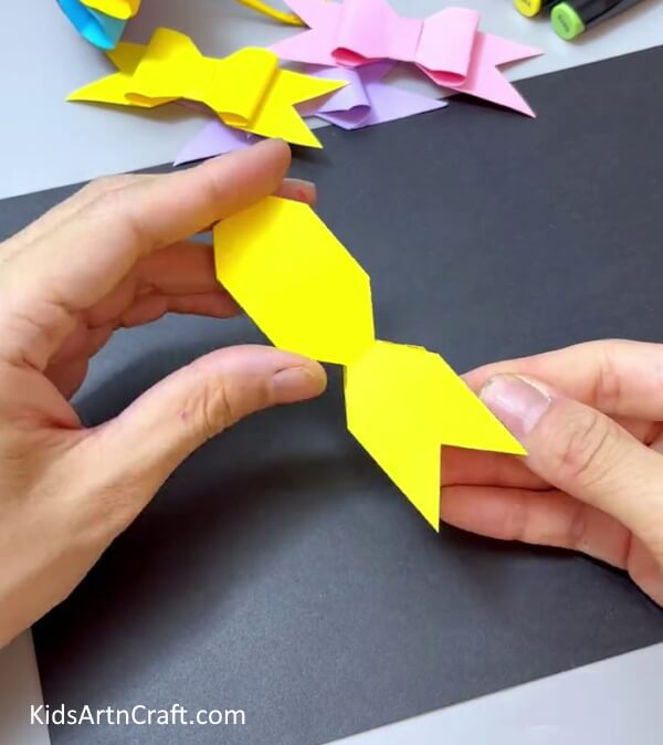 Cutting Pencil Marks - Put Together a Fun Paper Bow Activity for Kids