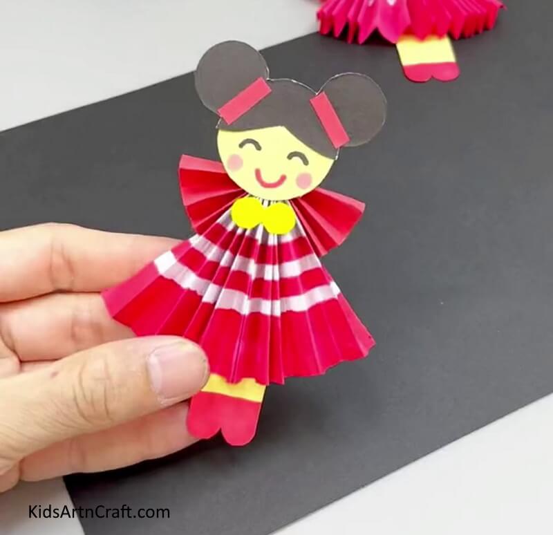 Your Cute Paper Doll Is Ready! - Assembling a Paper Doll Construction For Little Ones