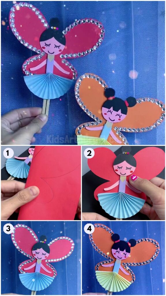 How To Make Paper Doll From Craft Paper Kids Art & Craft