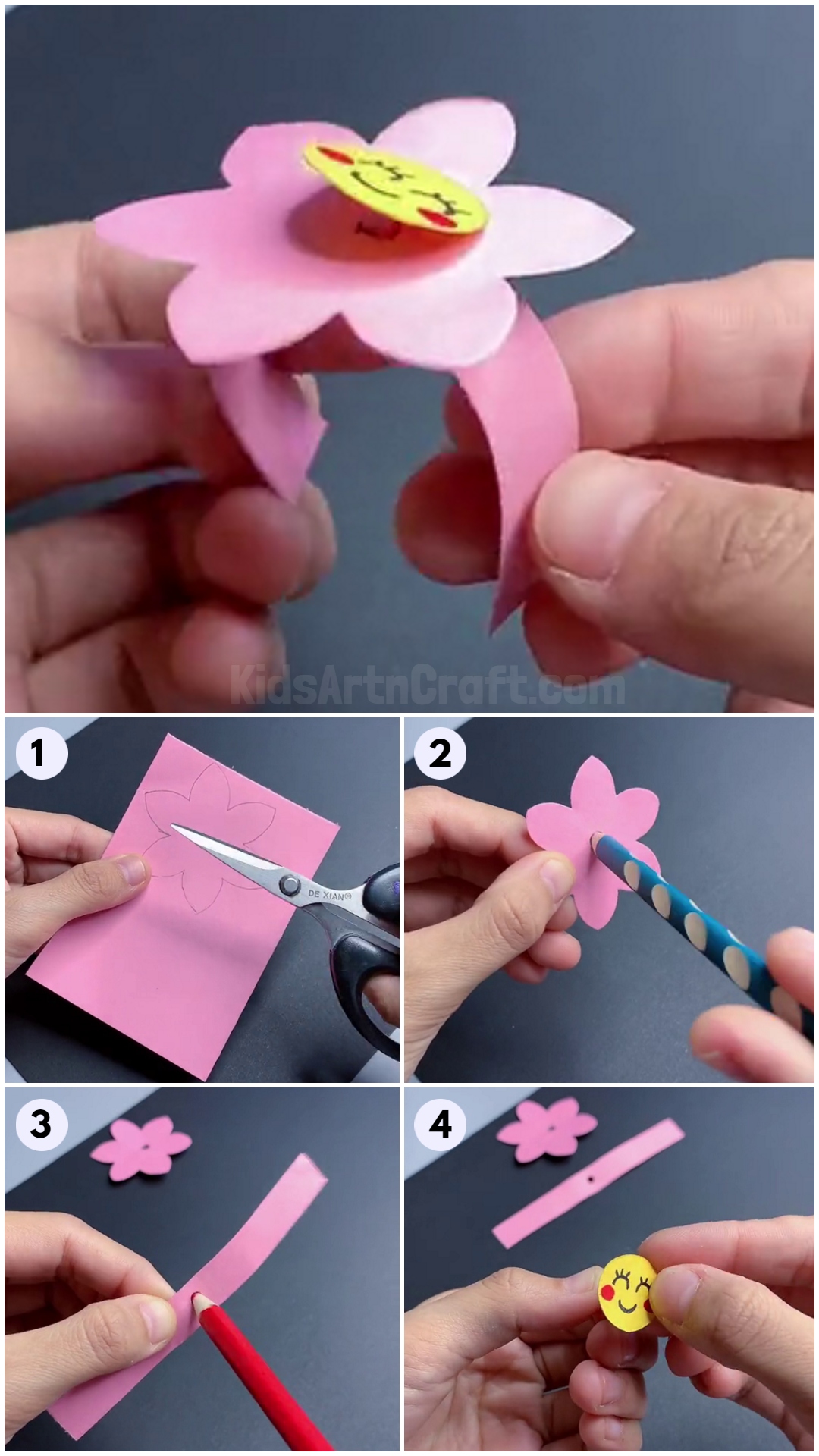 How to Make Paper Flower Ring Easy Tutorial