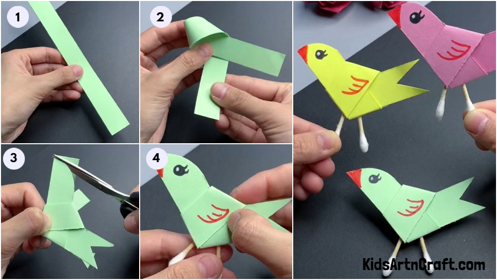 How to Make Paper Sparrow in Simple Steps