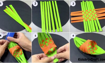 How to make Paper Strips Boat Craft Tutorial For Kids