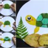 Make Tortoise Leaf Art Easy Tutorial For Kids