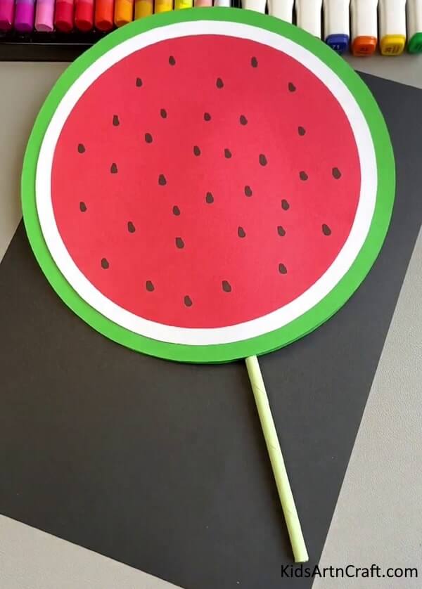 Do-It-Yourself Paper Crafts for Kids - Making Watermelon Candy Craft For Kids
