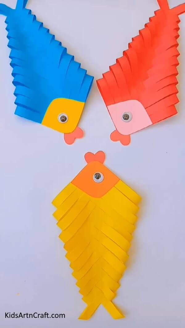 Moving Paper Fishes Craft - Get creative with some wacky and cute animal activities for kids