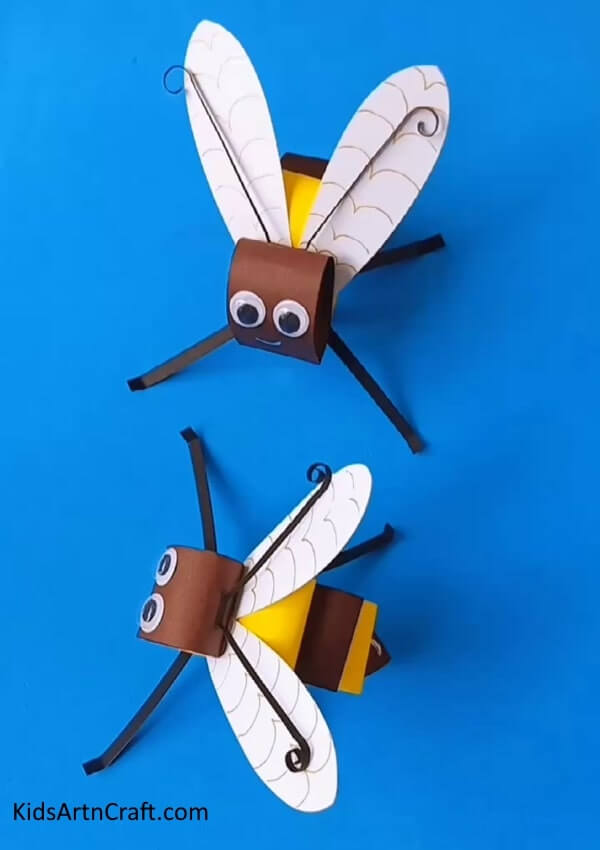 Origami Bees Craft For Kids - Let the kids make some zany and cute animal-themed crafts