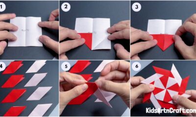 Origami Ninja Star Craft Easy Tutorial For Kids To Play