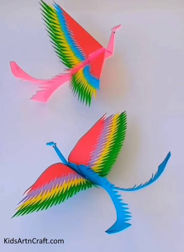 Origami Peacock Craft For Kids - Crafting some fun, creative, and cute animal projects for kids 