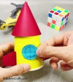 Paper Cup Rocket Easy Craft For Kids - Kids Art & Craft