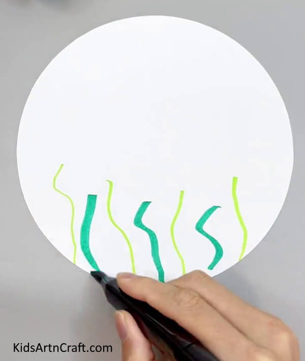 Drawing Under Water Grass - Make an Appealing Fish From Paper with the Aid of Your Little Ones In Your Residence 