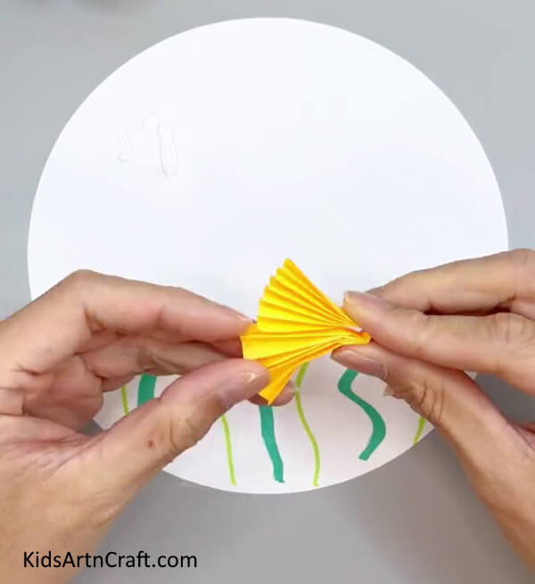 Folding Pleats In Half - Construct a Stunning Fish Using Paper With the Help of Your Kids in Your House 