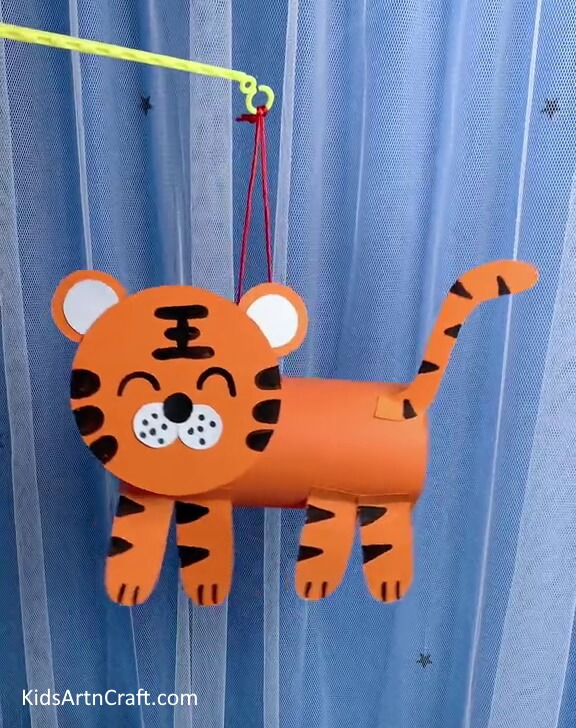 Your Crafty Tiger Is Ready! - Assembling a Paper Tiger as a Kids Craft Project
