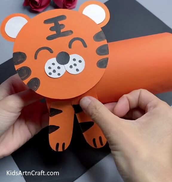  Making Legs Of The Tiger - Constructing a Paper Tiger as a Kids Creative Endeavor