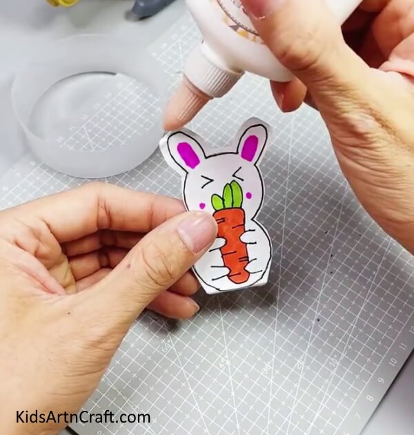 Applying Glue - Swift and Uncomplicated Bunny Activity For Kids To Construct