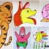 Simple And Colorful Drawing Ideas For Kids