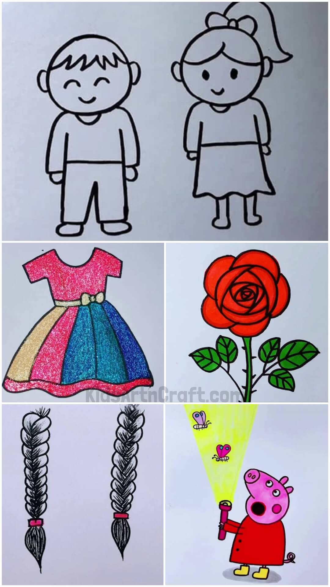 Pictures for 6-year-olds - Simple drawings for 6-year-Olds