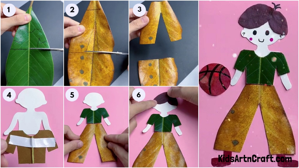 Simple Fall Leaf Boy Craft Tutorial For Kids