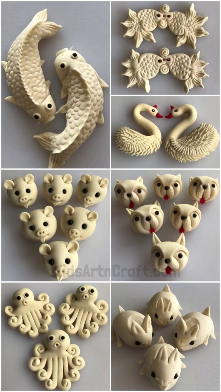 Creative Fun Ways To Shape Dough Kids Art & Craft