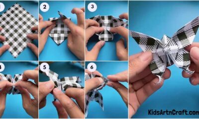 DIY Paper Butterfly Craft Step by Step tutorial for kids