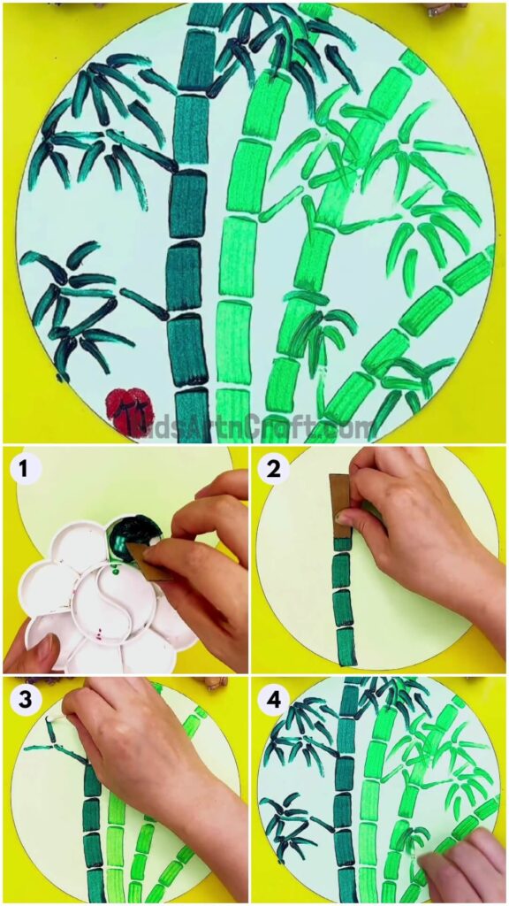 Bamboo Painting Innovative Art For Beginners Kids Art & Craft