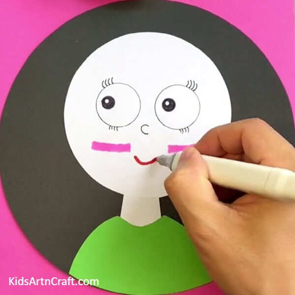 Adding A Smile- Step-by-Step Directions for Making a Lovely Doll Face Craft 