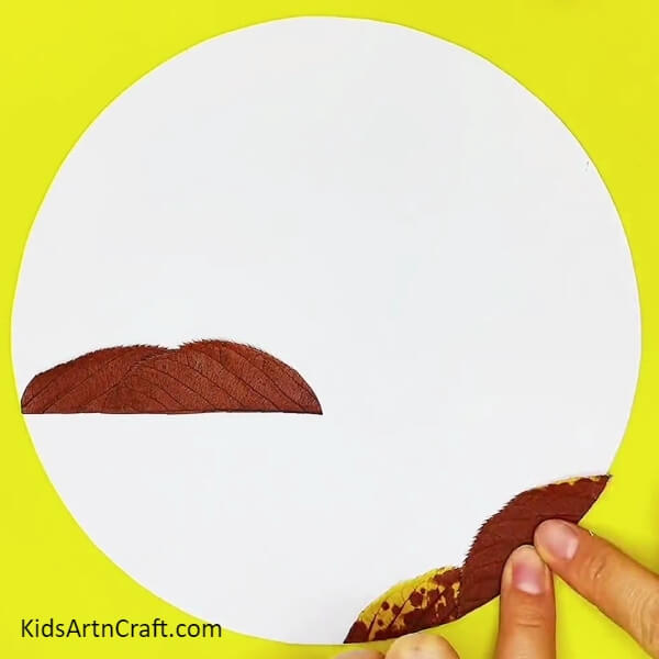Completing The Mountain Rock- Art Tutorial for Kids: Creating a Lovely Fall Leaf Landscape 