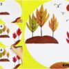 Beautiful Fall Leaf Landscape Art Tutorial For Kids