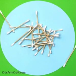 Beautiful Flower Garden Craft Idea Using Cotton Earbud Tutorial - Kids ...