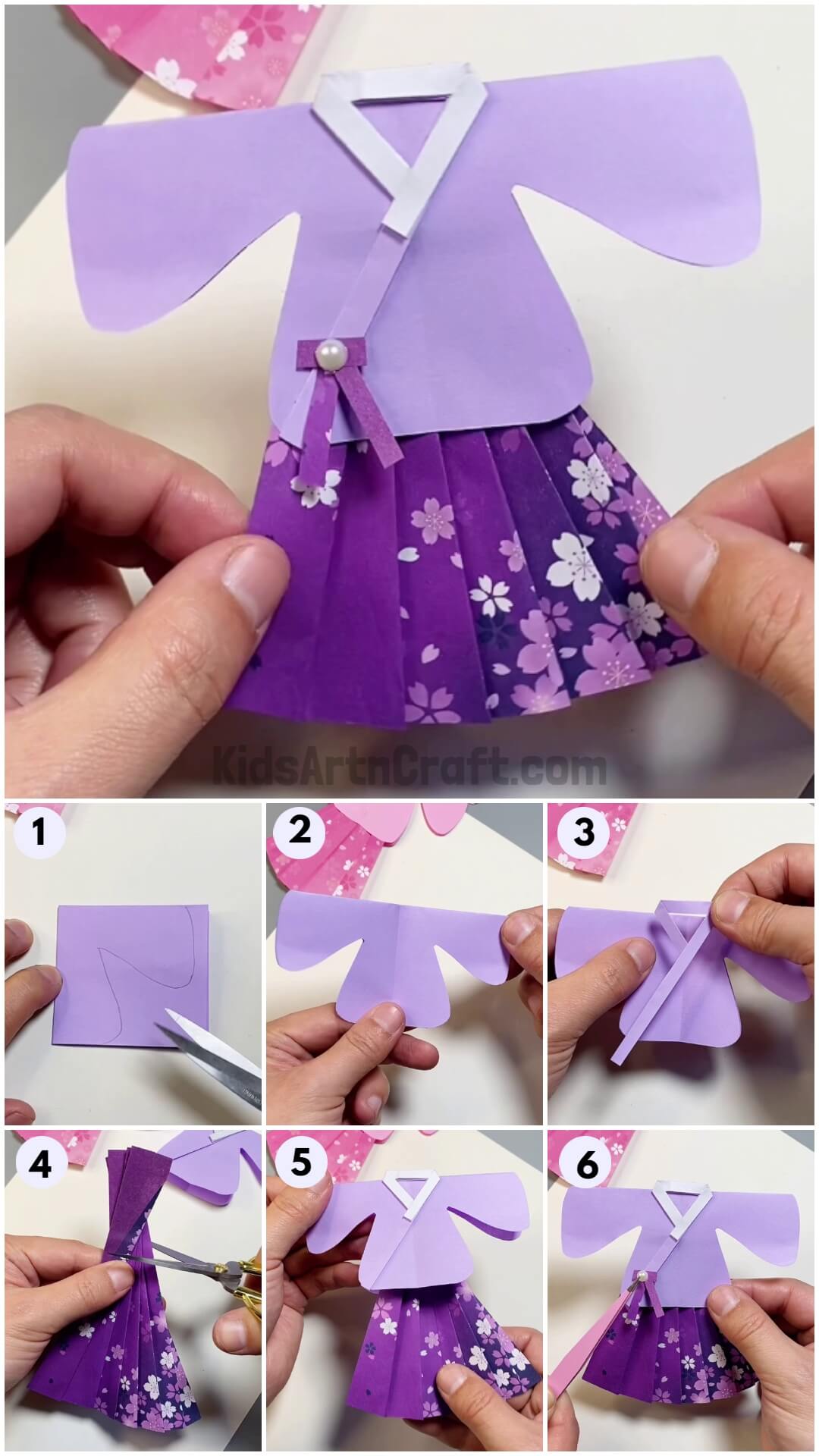 Beautiful Kimono Japanese Dress Craft Ideas For Kids