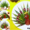 Beautiful Leaf Peacock Craft Idea For Kids