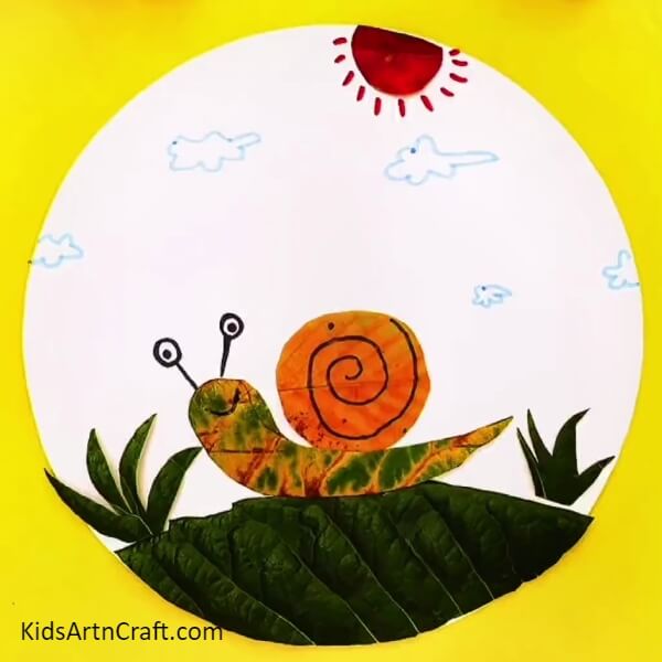 Beautiful Leaf Snail Craft Tutorial For Kids