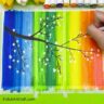 Rainbow Tree Scenery Through A Window Artwork Tutorial For Kids - Kids ...