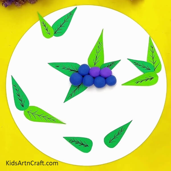 tick A Bunch Of Blue Balls On The Leaves with Blueberry Clay for Rookies-