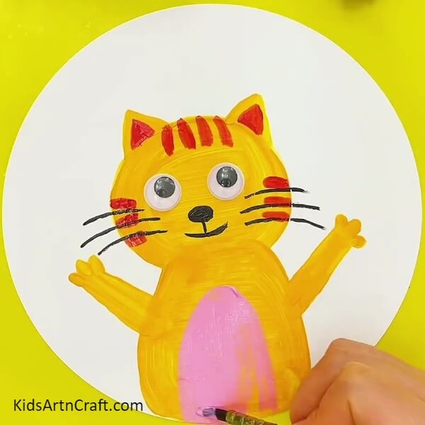 Adding Some Whiskers- Artistic Direction for Kids on Snaring a Fish with a Cat
