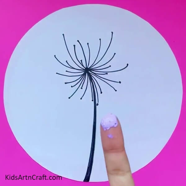 Painting The Fingers- A Comprehensive Tutorial for Crafting Colorful Dandelion Crafts for Kindergartners 