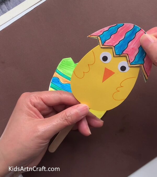 Pasting the Other Parts Brighten up Easter with a colorful egg craft tutorial for kids.