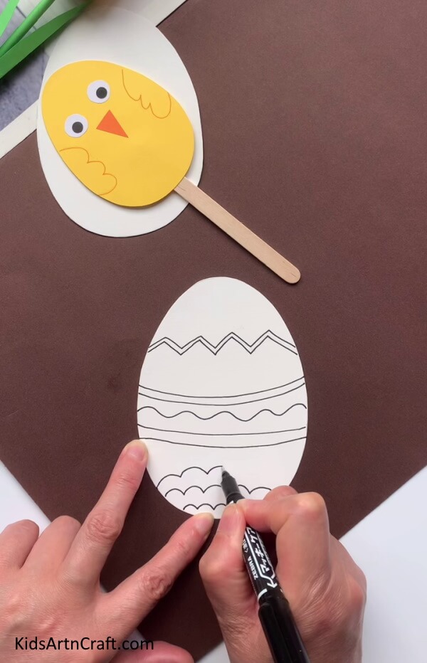 Decorate White Egg Brighten up Easter with a colorful egg craft tutorial for kids.
