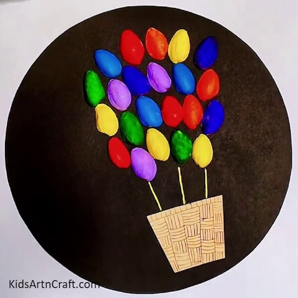 Decorate the Basket for Hot Air Balloon Craft-