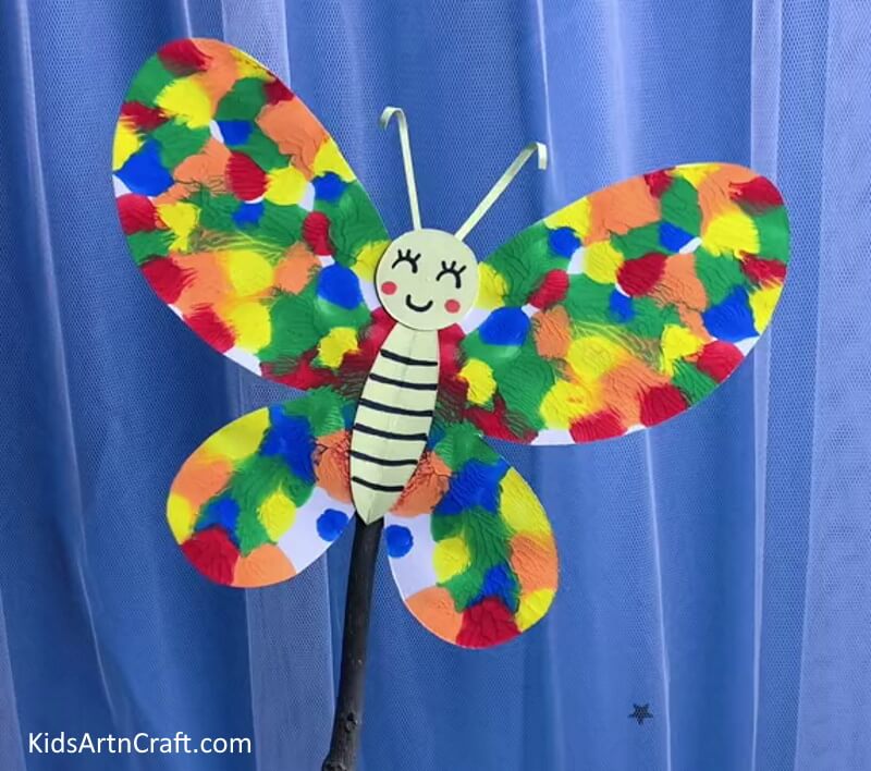 Easy paper butterfly craft for Little Ones