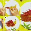 Creative Hedgehog Craft From Fall Leaves Tutorial For Beginners