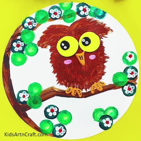 The Creative Owl Painting Idea For Kids Is Ready!-Instructions on How to Create an Owl Picture for Children