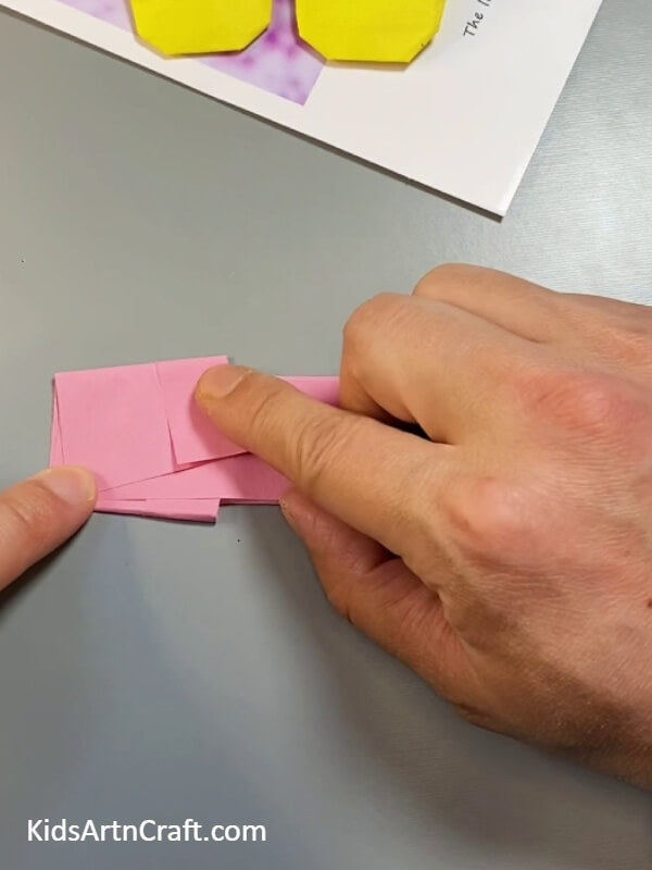 Pull The Fold From The Other Side-Sweet Origami Flip-Flop Making Activity For Young Ones