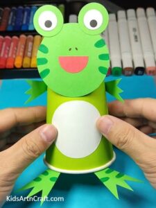 Cute Paper Cup Frog Craft Step-by-step Tutorial For Beginners - Kids ...