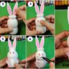Cute Rabbit Shaped Pen Holder Craft Tutorial For Kids