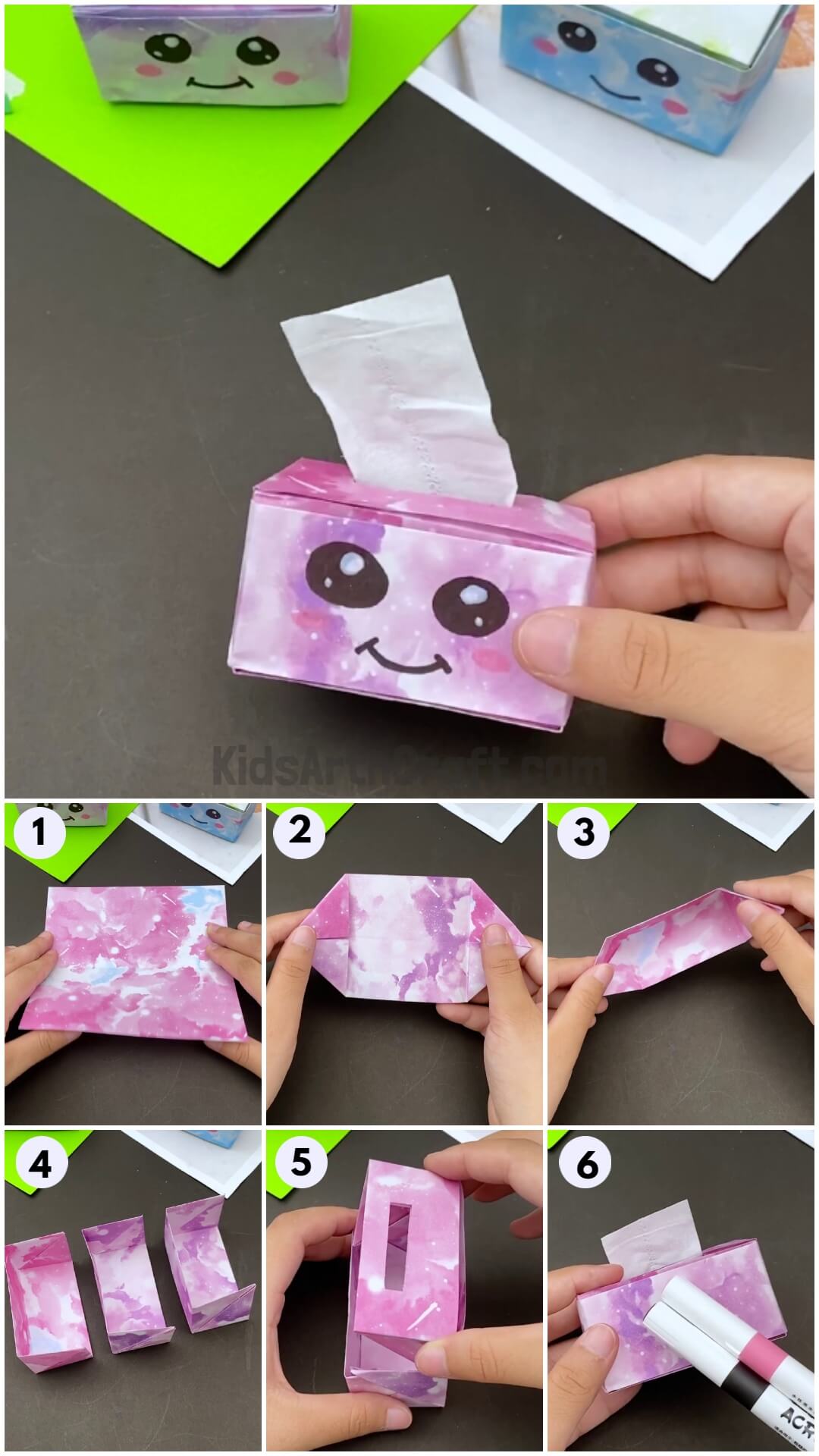 Cute Tissue Box Craft Tutorial For Kids
