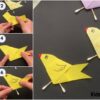 DIY Bird Craft Using Paper And Earbud