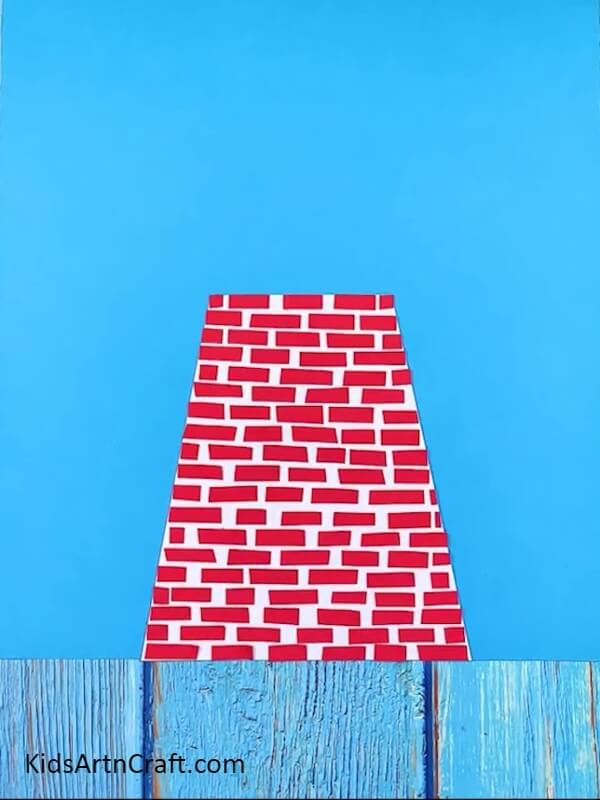 Completing Wall With Pasting All Red Color Paper- Learn How to Build a Bird's Nest with this Guide 