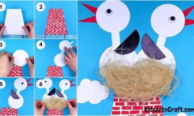 DIY Birds In Nest Craft Step-by-step Tutorial